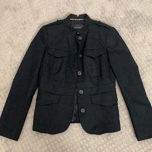Banana republic utility jacket Sz6, wool, black